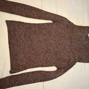 SHEIN Brown Cowl Neck Sweater